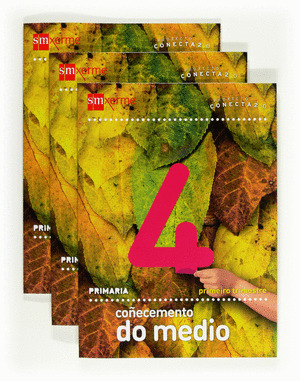 COÑECEMENTO DO MEDIO, 4º PRIMARIA. TRIMESTRES. PROXECTO CONECTA 2.0 (2012)