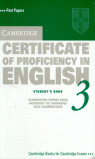 CAMBRIDGE CERTIFICATE PROFICIENCY IN ENGLISH, 3. STUDENTŽS BOOK