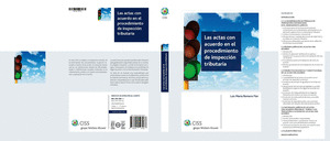 LAS ACTAS CON ACUERDO EN EL PROCEDIMIENTO DE INSPECCIÓN TRIBUTARIA