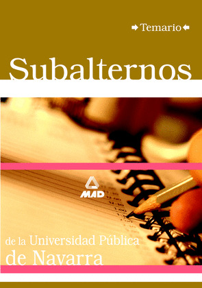 SUBALTERNOS DE LA UNIVERSIDAD PUBLICA DE NAVARRA