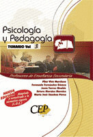 TEMARIO VOL. 3 DE PSICOLOGIA Y PEDAGOGIA. PROFESORES DE ENSEÑANZA SECUNDARIA