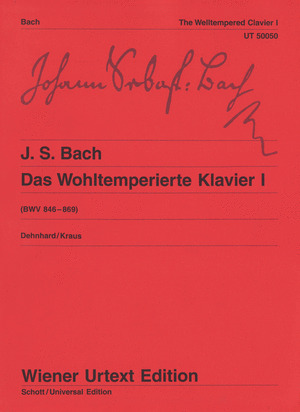 DAS WOHLTEMPERIERTE KLAVIER I =  CLAVE BIEN TEMPERADO 1