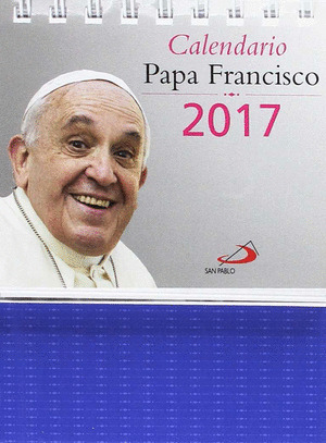 CALENDARIO DE MESA PAPA FRANCISCO 2017
