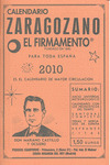 CALENDARIO ZARAGOZANO, 2010