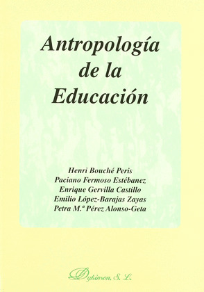 ANTROPOLOGIA DE LA EDUCACION