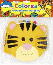 AMIGO TIGRE.(COLOREA CON ROTULADORES LAVABLES).REF.547-2