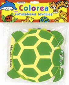 AMIGA TORTUGA.(COLOREA CON ROTULADORES LAVABLES).REF.547-4