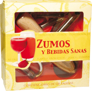 ZUMOS Y BEBIDAS SANAS (LIBRO E INSTRUMENTOS DE COCINA)