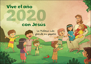 CALENDARIO PARED VIVE EL AÑO 2020 CON JESUS