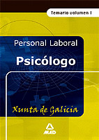 TEMARIO I PSICOLOGO XUNTA PERSONAL XUNTA