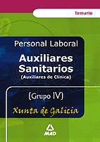 TEMARIO AUXILIARES SANITARIOS XUNTA GRUPO IV