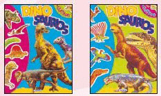 DINOSAURIOS (+PEGATINAS) (4 TITULOS REF.453)