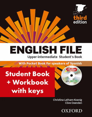 ENGLISH FILE UPPER-INTERMEDIATE. STUDENT'S PACK (THIRD EDITION) (STUDENT'S BOOK + WORKBOOK WITH KEY)