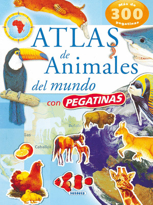ATLAS ANIMALES DEL MUNDO.(+PEGATINAS).REF:435-1