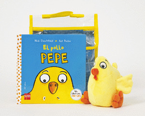 BOLSA: EL POLLO PEPE + MUÑECO DE PELUCHE DEL POLLO PEPE