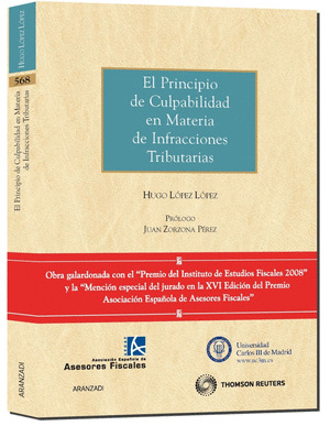 PRINCIPIO DE CULPABILIDAD EN MATERIA DE INFRACCION