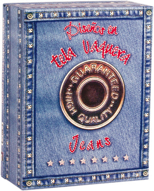 DISEÑOS EN TELA VAQUERA. JEANS (CAJAS ARTESANAS)
