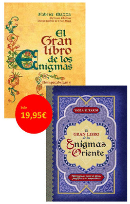 PACK EL GRAN LIBRO ENIGMAS + ORIENTE
