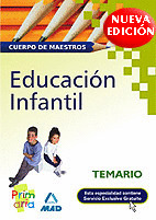 EDUCACION INFANTIL. TEMARIO. CUERPO DE MAESTROS