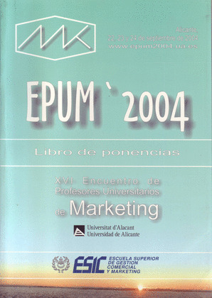 EPUM 04, XVI ENCUENTRO DE PROF. UNIVERSITARIO DE MARKETING