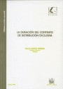 DURACIÓN DEL CONTRATO DE DISTRIBUCIÓN EXCLUSIVA, LA