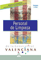 PERSONAL DE LIMPIEZA.PERSONAL LABORAL  DE LA GENERALITAT DE VALENCIA. TEMARIO  Y
