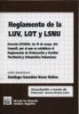 REGLAMENTO DE LA LUV, LOT Y LSNU