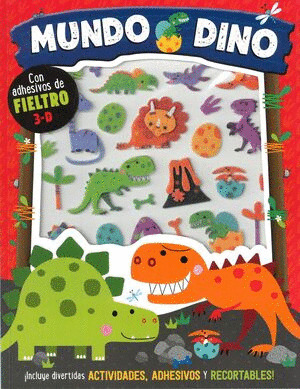 MUNDO DINO FIELTRO 3-D (CON ADHESIVOS DE FIELTRO 3-D)