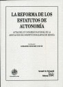 REFORMA DE LOS ESTATUTOS DE AUTONOMIA, LA