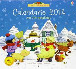 CALENDARIO 2014 CON 200 PEGATINAS (GRANJA LOS MANZANOS)