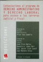 CONTESTACIONES AL PROGRAMA DE DERECHO ADMINISTRATIVO Y DERECHO