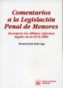 COMENTARIOS A LA LEGISLACION PENAL DE MENORES