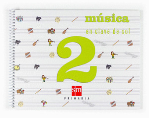 TABLET: MUSICA, EN CLAVE DE SOL. 2 PRIMARIA