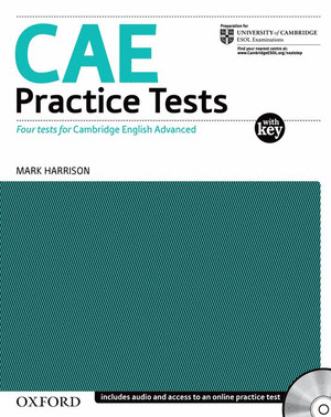 CAE PRACTICE TESTS, WITH KEY (+KEY+CD PACK)