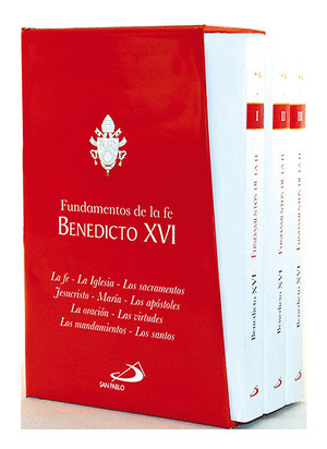 FUNDAMENTOS DE LA FE BENEDICTO ESTUCHE 3 VOLUMENES