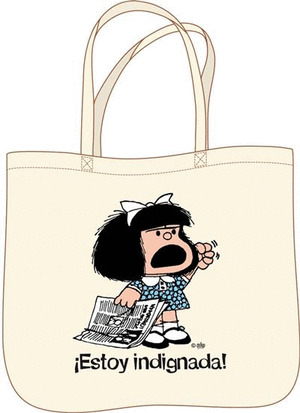 BOLSA MAFALDA.¡ESTOY INDIGNADA!