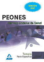 PEONES DEL SERVICIO ANDALUZ DE SALUD. TEMARIO PARTE ESPECIFICA