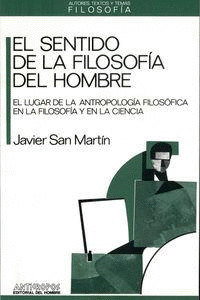 EL SENTIDO DE LA FILOSOFÍA DEL HOMBRE