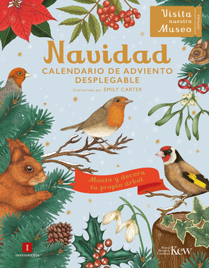 NAVIDAD. CALENDARIO DE ADVIENTO DESPLEGABLE. MONTA Y DECORA TU PROPIO ÁRBOL