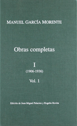 GARCIA MORENTE OBRAS, 1-1