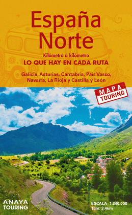 ESPAÑA NORTE (MAPA DE CARRETERAS)