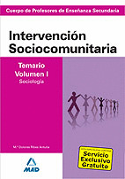 CUERPO DE PROFESORES DE ENSEÑANZA SECUNDARIA. INTERVENCIÓN SOCIOCOMUNITARIA. TEM