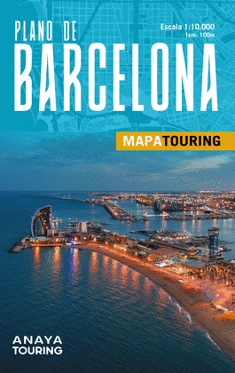 PLANO DE BARCELONA. MAPA TOURING. ESCALA 1:10000