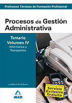 CUERPO DE PROFESORES TÉCNICOS DE FORMACIÓN PROFESIONAL. PROCESOS DE GESTIÓN ADMI