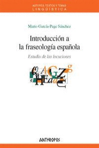 INTRODUCCION A LA FRASEOLOGIA ESPAÑOLA