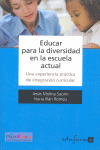 EDUCAR PARA LA DIVERSIDAD EN LA ESCUELA ACTUAL