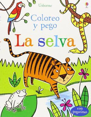 COLOREO Y PEGO LA SELVA