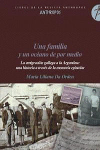 FAMILIA Y UN OCÉANO DE POR MEDIO, UNA