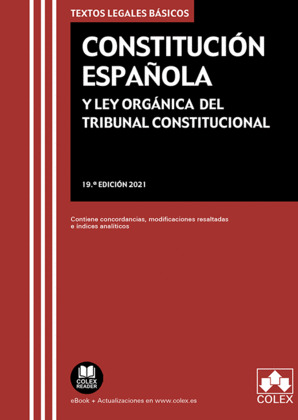 CONSTITUCION ESPAÑOLA Y LEY ORGANICA DEL TRIBUNAL CONSTITUCIONAL