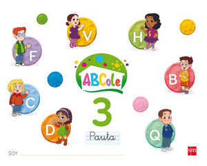 ABCOLES, 3, PAUTA. CUADERNO DE LECTOESCRITURA 3, PAUTA. ABCOLE 17